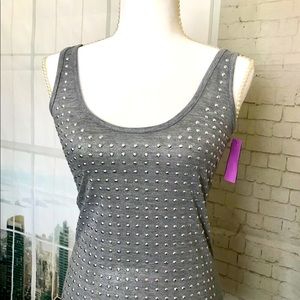 NEW! Silver Studded Tank